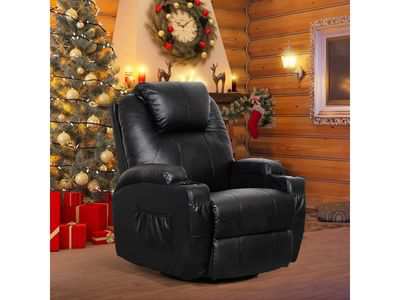 Esright Massage And Heated Composite 360 Degree Swivel Recliner For Back Pain 