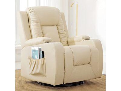 Comhoma Rocker Recliner Chair With Heated Massage for sleeping
