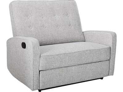 GDFStudio Christopher Knight Home Calliope Buttoned Fabric Reclining Loveseat for petite and short