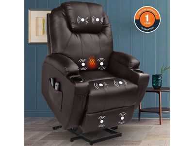 Magic Union Power Lift  Electric Recliner Chair With Heated Vibration Massage