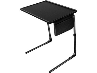 Totnz Adjustable desk with Tray Table for recliners, Folding TV Dinner Table  for Eating Snack Food, Stowaway Laptop Stand