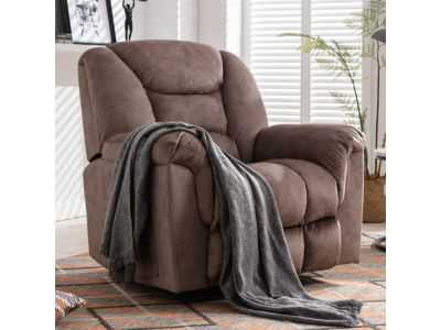 ANJ Rocker Chair, Camel (The best Oversized rocker recliner)